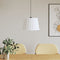 vidaXL - Plafondlampenkap - Ø40x26 - cm - wicker - wit