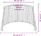 vidaXL - Plafondlampenkap - Ø45x28 - cm - wicker - bruin