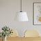 vidaXL - Plafondlampenkap - Ø50x30 - cm - wicker - wit