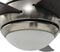 vidaXL Plafondventilator met lamp 128 cm bruin