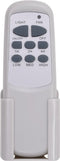 vidaXL Plafondventilator met lamp 128 cm bruin