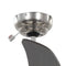 vidaXL Plafondventilator met lamp 128 cm bruin