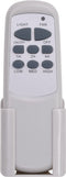 vidaXL Plafondventilator met lamp 128 cm wit