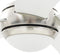 vidaXL Plafondventilator met lamp 128 cm wit