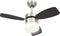 vidaXL Plafondventilator met lamp en afstandsbediening 76 cm donkerbruin