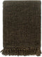 vidaXL - Plaid - 160x210 - cm - katoen - antraciet - en - bruin