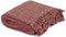 vidaXL - Plaid - 160x210 - cm - katoen - bordeaux