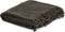 vidaXL - Plaid - 220x250 - cm - katoen - antraciet - en - bruin