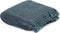vidaXL - Plaid - 220x250 - cm - katoen - indigo-blauw