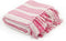 vidaXL - Plaid - strepen - 125x150 - cm - katoen - grijs - en - wit