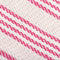 vidaXL - Plaid - strepen - 125x150 - cm - katoen - roze - en - wit