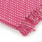 vidaXL - Plaid - vierkanten - 220x250 - cm - katoen - roze