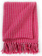 vidaXL - Plaid - vierkantjes - 125x150 - cm - katoen - roze