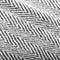 vidaXL - Plaid - visgraat - 220x250 - cm - katoen - marineblauw