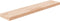 vidaXL - Plank - 100 - x - 20 - x - 4 - cm - onbewerkt - massief - eikenhout