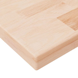 vidaXL - Plank - 100x20x2,5 - cm - onbehandeld - massief - eikenhout