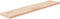 vidaXL - Plank - 100x20x2,5 - cm - onbehandeld - massief - eikenhout