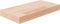 vidaXL - Plank - 40 - x - 20 - x - 4 - cm - onbewerkt - massief - eikenhout