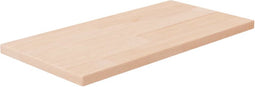 vidaXL - Plank - 40x20x1,5 - cm - onbehandeld - massief - eikenhout