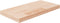 vidaXL - Plank - 40x20x2,5 - cm - onbehandeld - massief - eikenhout
