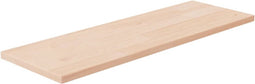 vidaXL - Plank - 60x20x1,5 - cm - onbehandeld - massief - eikenhout