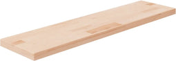 vidaXL - Plank - 80x20x2,5 - cm - onbehandeld - massief - eikenhout