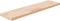 vidaXL - Plank - 80x20x2,5 - cm - onbehandeld - massief - eikenhout