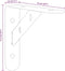 vidaXL - Plankdragers - 4 - st - 15x2,5x11,5 - cm - roestvrijstaal - zilverkleurig