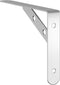 vidaXL - Plankdragers - 4 - st - 20x2,5x14 - cm - roestvrijstaal - zilverkleurig