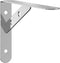 vidaXL - Plankdragers - 4 - st - 20x2,5x14 - cm - roestvrijstaal - zilverkleurig