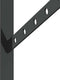 vidaXL - Plankdragers - 4 - st - 23,5x2,5x15,5 - cm - roestvrijstaal - zwart