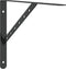 vidaXL - Plankdragers - 4 - st - 40x2,5x25 - cm - roestvrijstaal - zwart