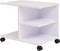 vidaXL - Plankenkast - verrijdbaar - 50x35x42 - cm - wit