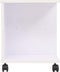 vidaXL - Plankenkast - verrijdbaar - 50x35x42 - cm - wit
