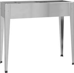 vidaXL - Plantenbak - 100,5x40,5x90 - cm - gegalvaniseerd - staal
