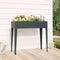vidaXL - Plantenbak - 100,5x40,5x90 - cm - gegalvaniseerd - staal