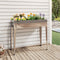 vidaXL - Plantenbak - 100,5x40,5x90 - cm - gegalvaniseerd - staal