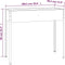 vidaXL - Plantenbak - 100,5x40,5x90 - cm - gegalvaniseerd - staal - antracietkleur