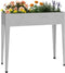 vidaXL - Plantenbak - 100,5x40,5x90 - cm - gegalvaniseerd - staal
