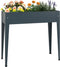 vidaXL - Plantenbak - 100,5x40,5x90 - cm - gegalvaniseerd - staal