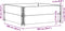 vidaXL - Plantenbak - 100x100 - cm - massief - grenenhout - grijs