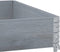 vidaXL - Plantenbak - 100x100 - cm - massief - grenenhout - grijs