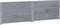 vidaXL - Plantenbak - 100x100 - cm - massief - grenenhout - grijs