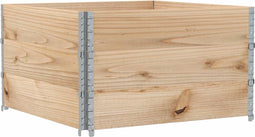 vidaXL - Plantenbak - 100x100 - cm - massief - grenenhout