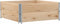 vidaXL - Plantenbak - 100x100 - cm - massief - grenenhout
