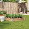 vidaXL - Plantenbak - 100x100 - cm - massief - grenenhout