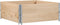 vidaXL - Plantenbak - 100x100 - cm - massief - grenenhout