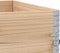 vidaXL - Plantenbak - 100x100 - cm - massief - grenenhout