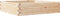 vidaXL - Plantenbak - 100x100x23 - cm - massief - grenenhout