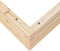 vidaXL - Plantenbak - 100x100x23 - cm - massief - grenenhout